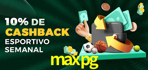 10% de bônus de cashback na maxpg